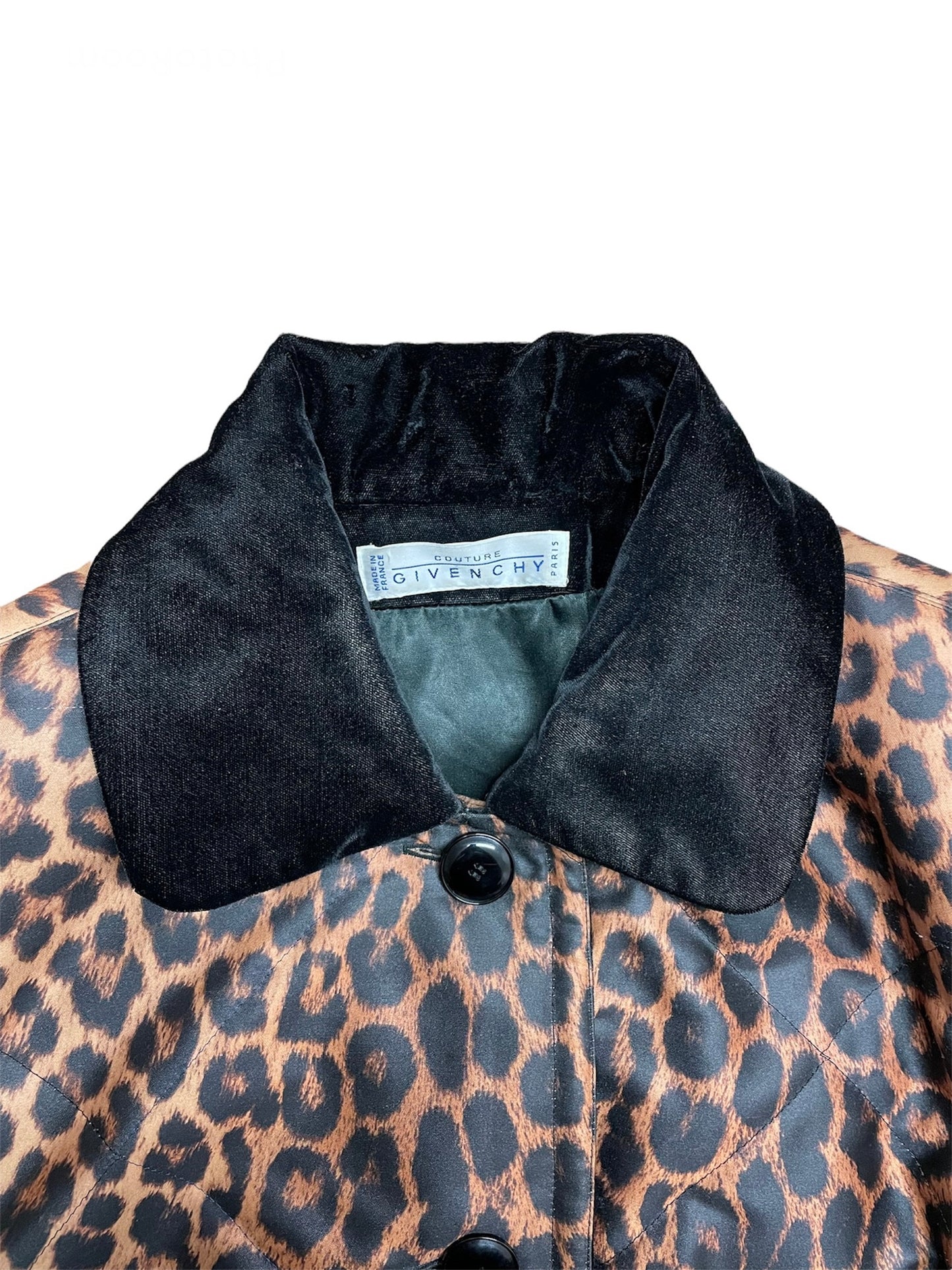 Manteau léopard Givenchy couture