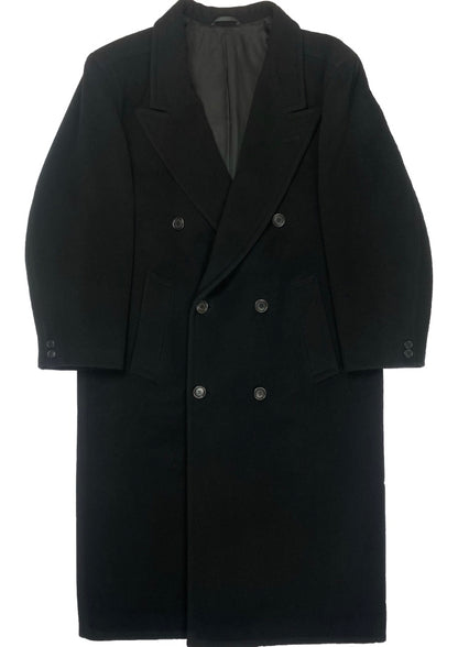 Manteau en laine HUGO BOSS XXL noir.