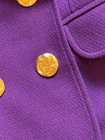Veste de blazer Christian Lacroix violet