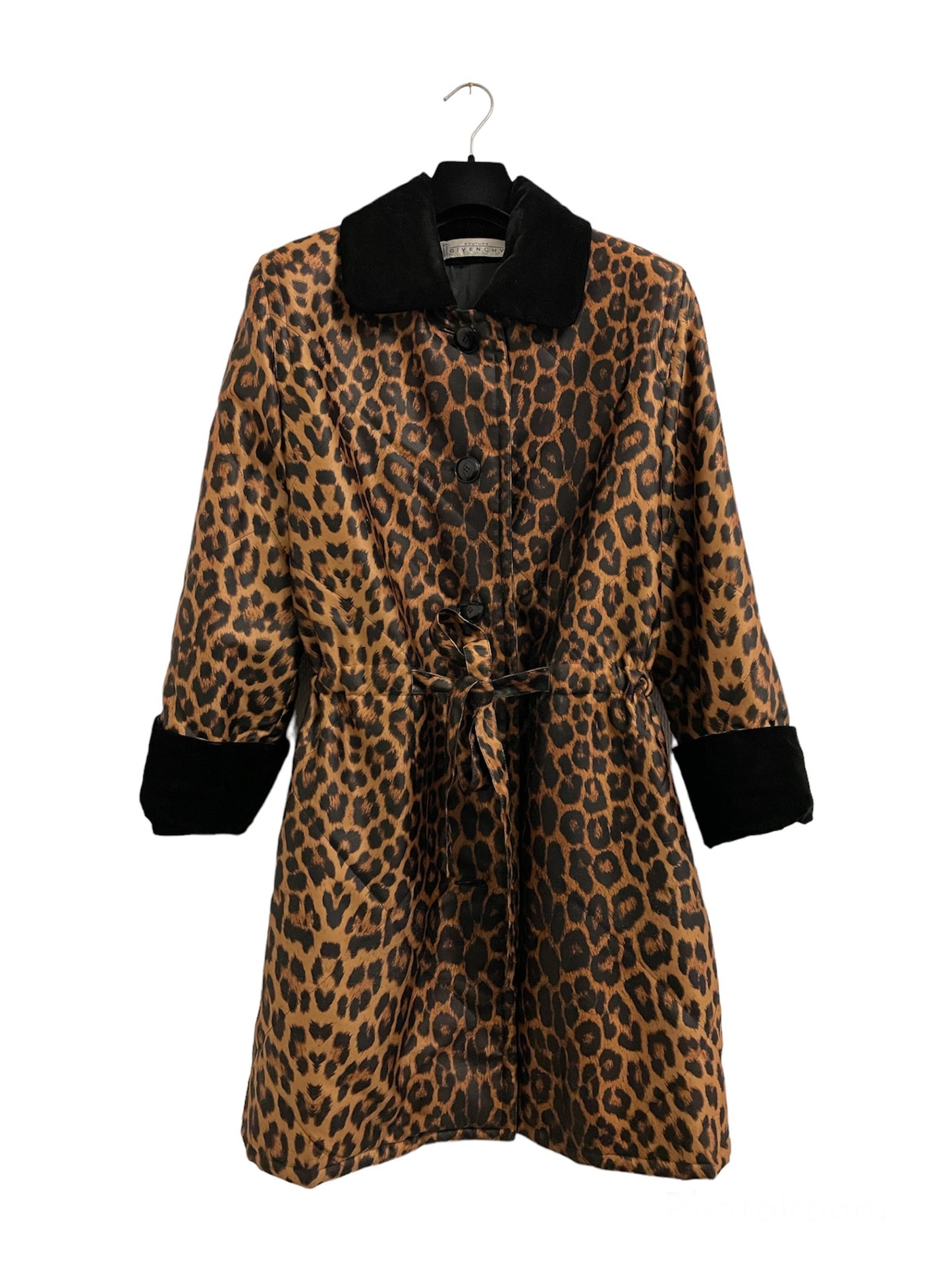 Manteau léopard Givenchy couture