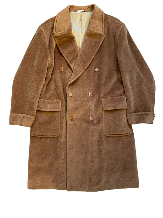 Manteau Balmain en laine marron