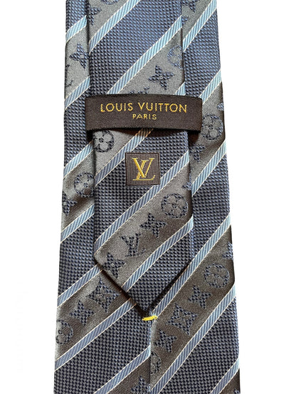 Cravate Louis Vuitton à rayures